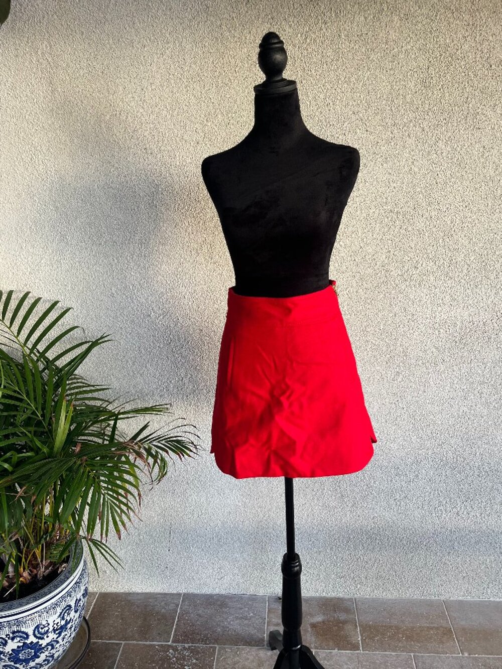 J. Crew Red Skirt